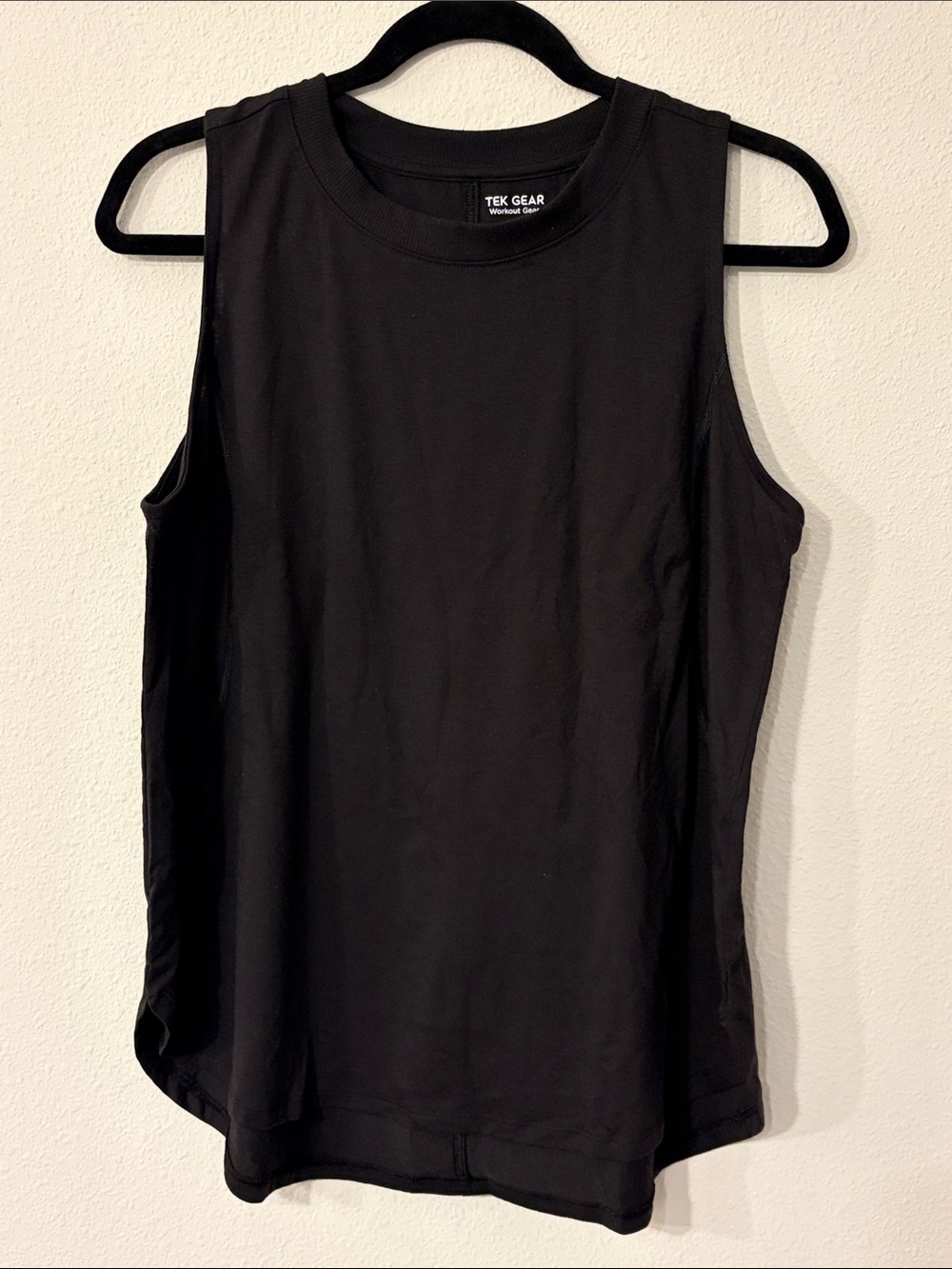 tek gear Black Athletic Sleeveless Tank Top